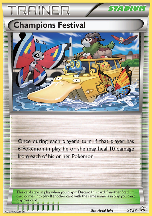Champions Festival XY27/211 Promo | XY Black Star Promos | Pokemon Card