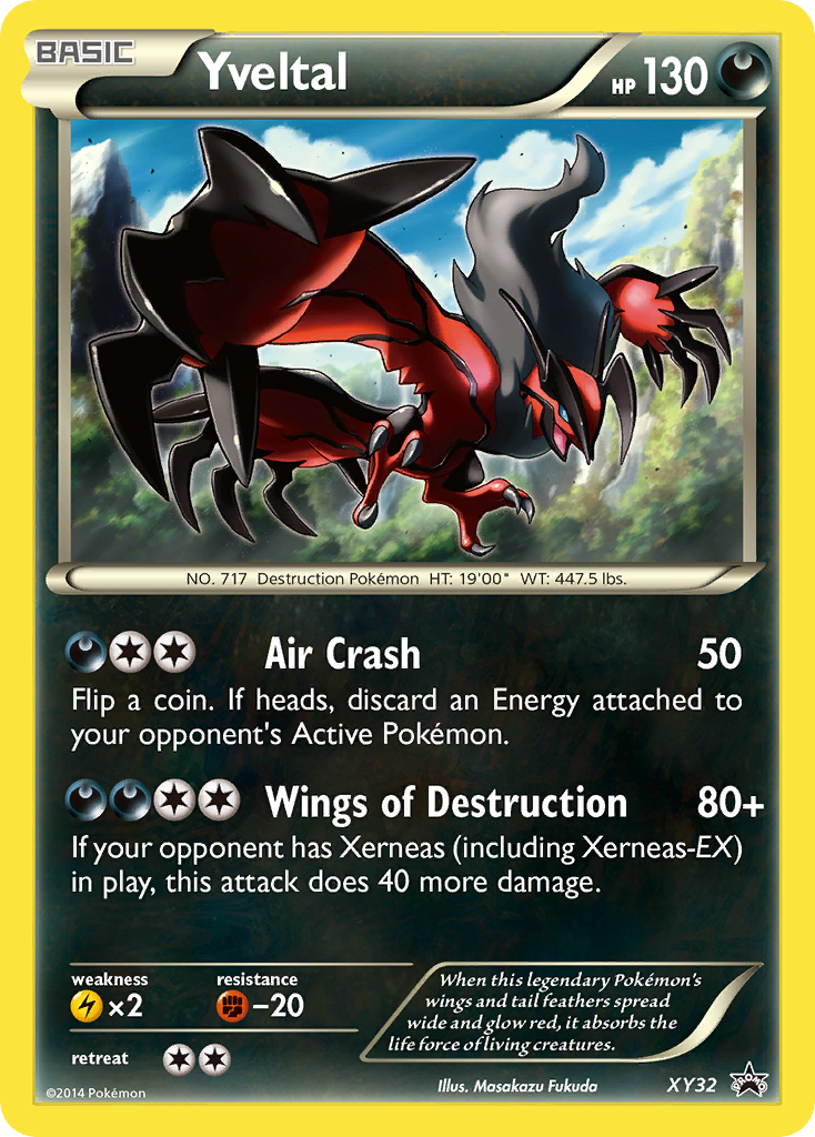 Yveltal XY32/211 Promo | XY Black Star Promos | Pokemon Card