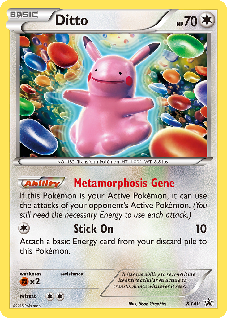 Ditto XY40/211 Promo | XY Black Star Promos | Pokemon Card
