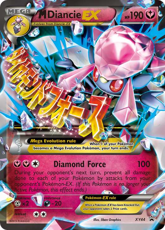 M Diancie-EX XY44/211 Promo | XY Black Star Promos | Pokemon Card