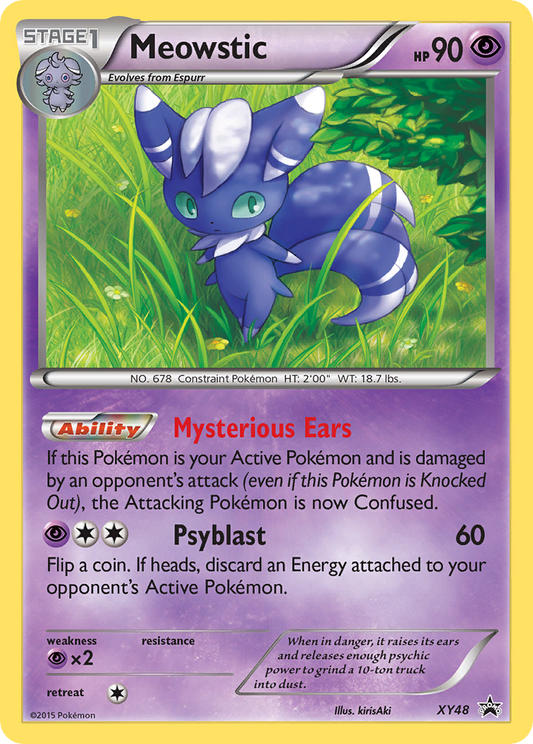Meowstic XY48/211 Promo | XY Black Star Promos | Pokemon Card