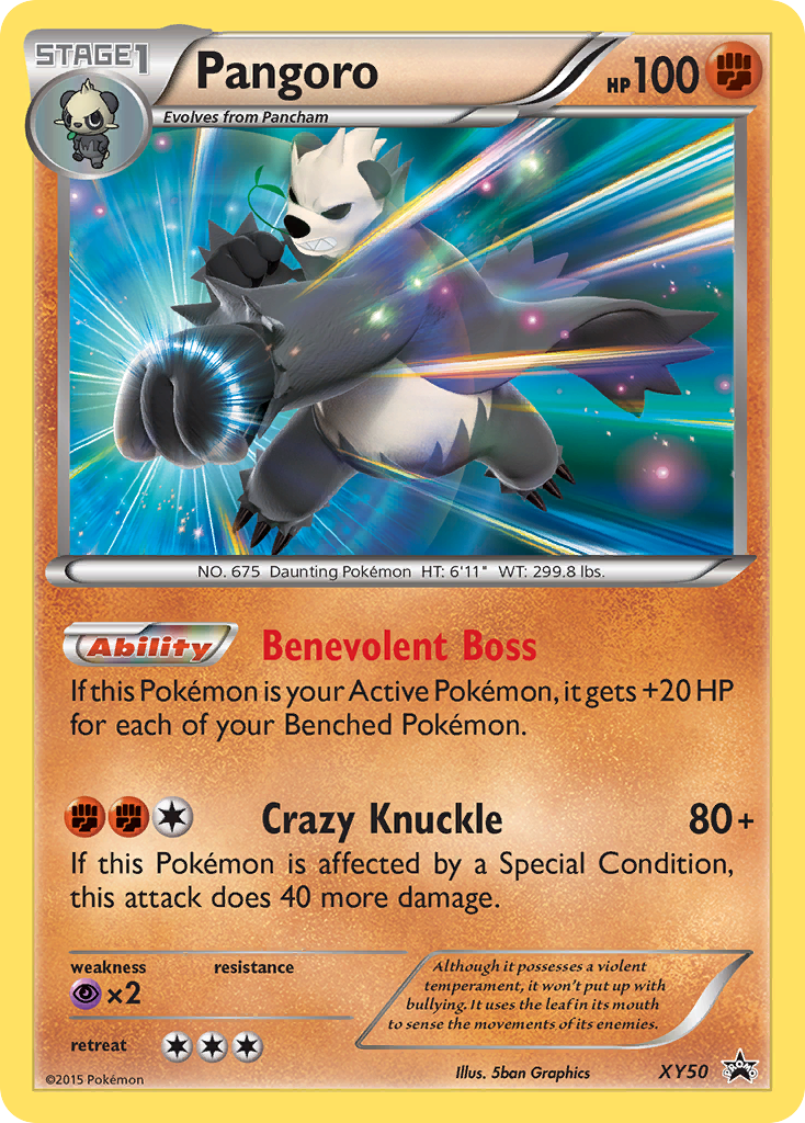 Pangoro XY50/211 Promo | XY Black Star Promos | Pokemon Card
