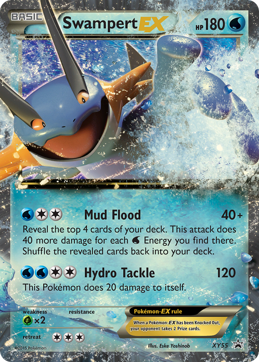 Swampert-EX XY55/211 Promo | XY Black Star Promos | Pokemon Card