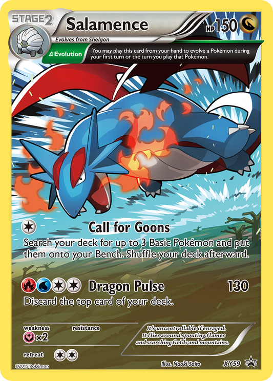 Salamence XY59/211 Promo | XY Black Star Promos | Pokemon Card