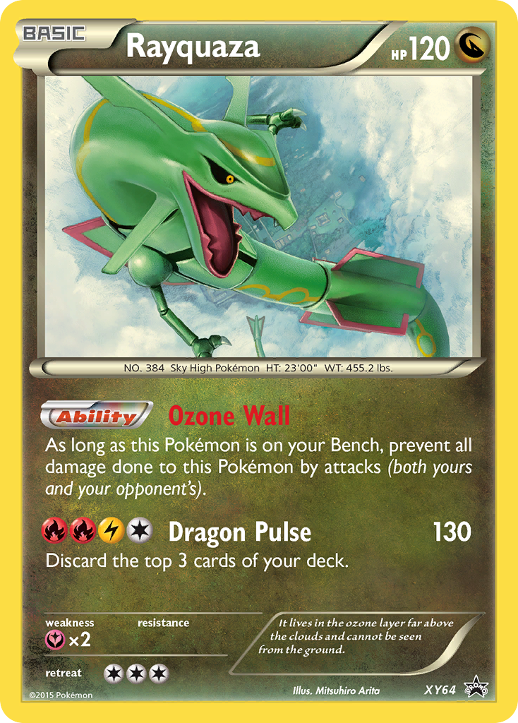 Rayquaza XY64/211 Promo | XY Black Star Promos | Pokemon Card
