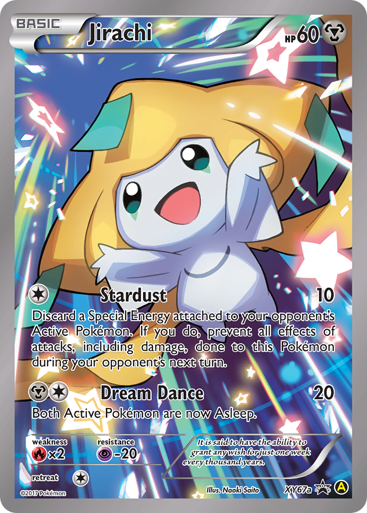 Jirachi XY67a/211 Promo | XY Black Star Promos | Pokemon Card
