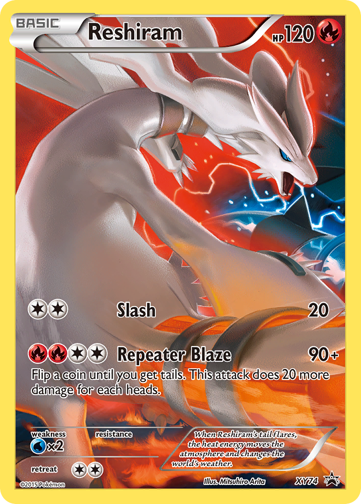 Reshiram XY74/211 Promo | XY Black Star Promos | Pokemon Card