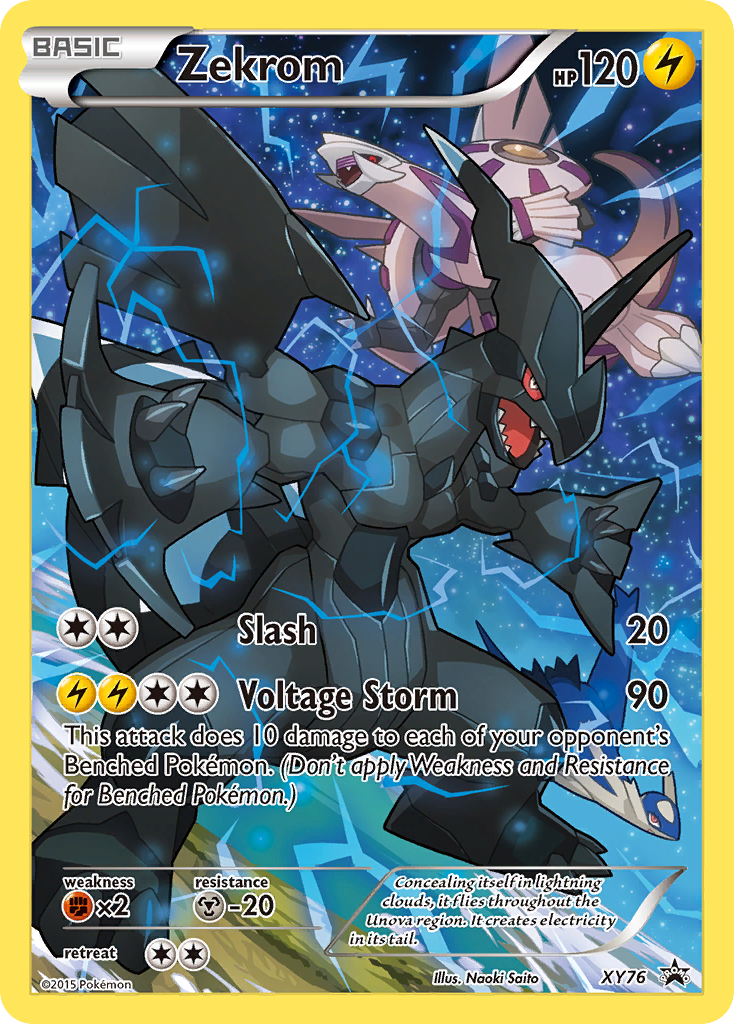 Zekrom XY76/211 Promo | XY Black Star Promos | Pokemon Card