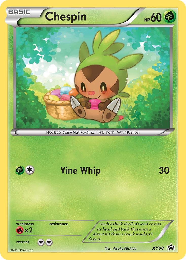 Chespin XY88/211 Promo | XY Black Star Promos | Pokemon Card