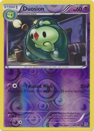 Duosion 43/101 Reverse Holo | Plasma Blast | Pokemon Card