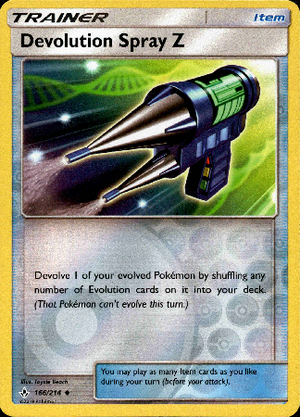 Devolution Spray Z 166/214 Reverse Holo | Unbroken Bonds | Pokemon Card