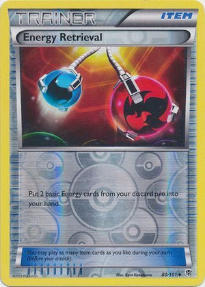 Energy Retrieval 80/101 Reverse Holo | Plasma Blast | Pokemon Card