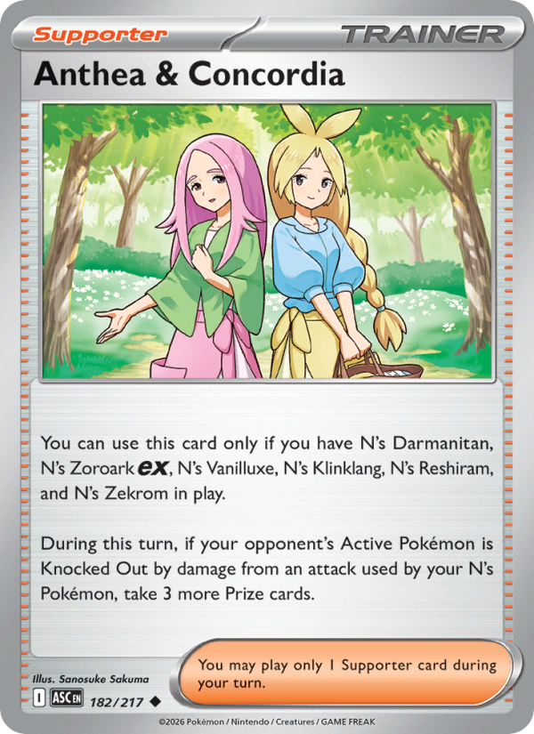 Anthea & Concordia 182/217 Uncommon | Ascended Heroes | Pokemon Card