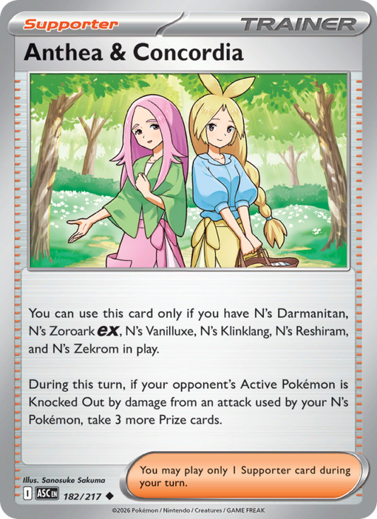 Anthea & Concordia 182/217 Uncommon | Ascended Heroes | Pokemon Card