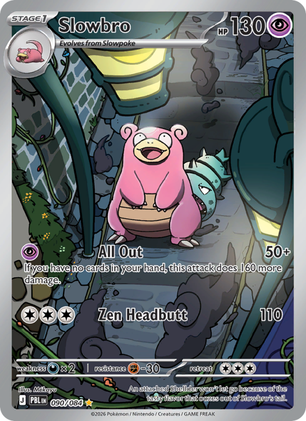 Slowbro 90/84 Illustration Rare | Pitch Black | Pokemon Card