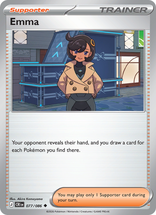 Emma 77/86 Uncommon | Chaos Rising | Pokemon Card