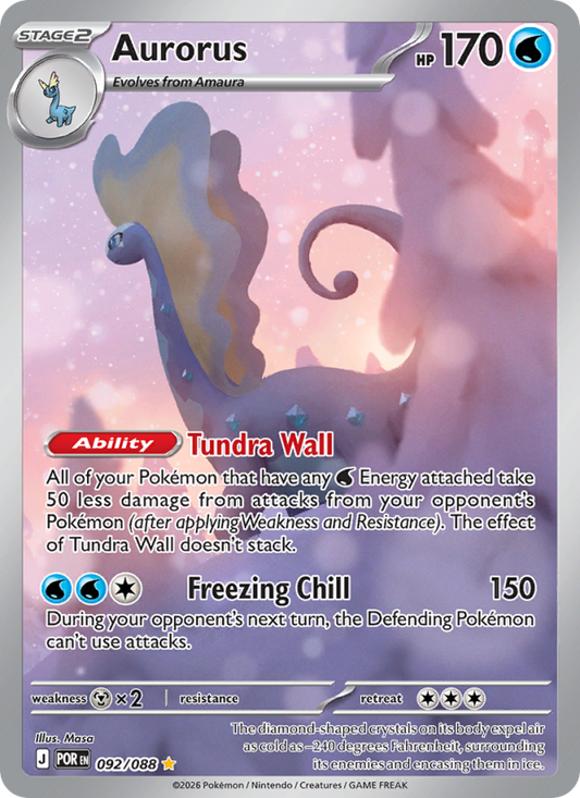 Aurorus 92/88 Illustration Rare | Perfect Order | Pokemon Card