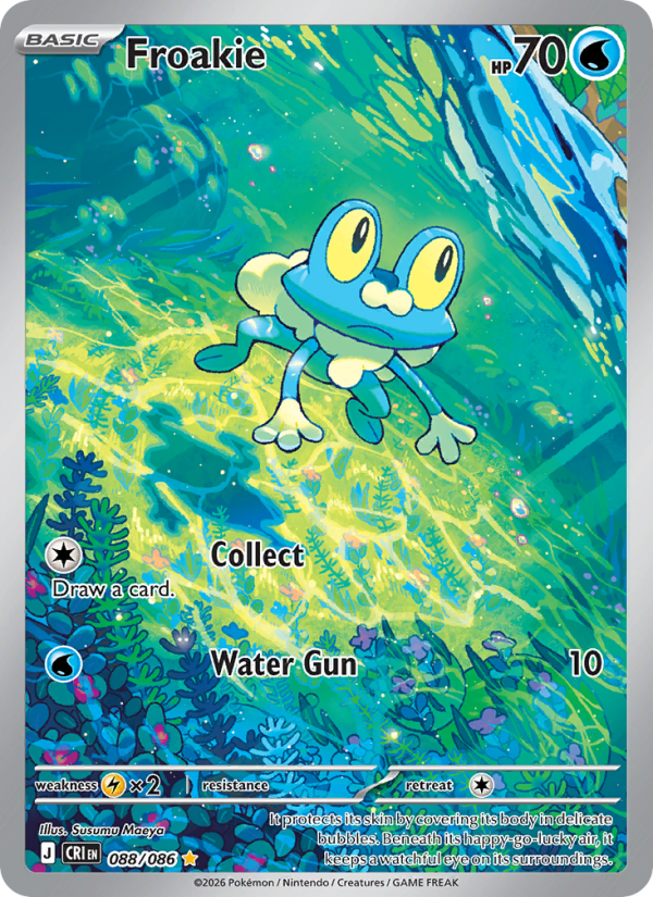 Froakie 88/86 Illustration Rare | Chaos Rising | Pokemon Card