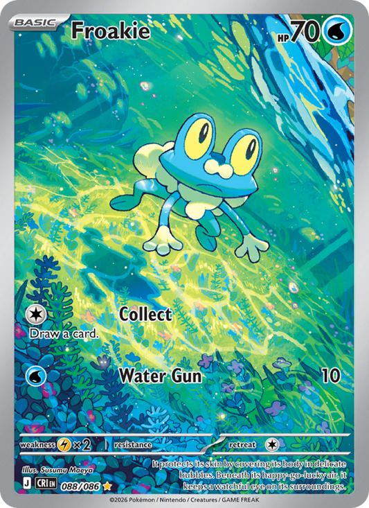 Froakie 88/86 Illustration Rare | Chaos Rising | Pokemon Card