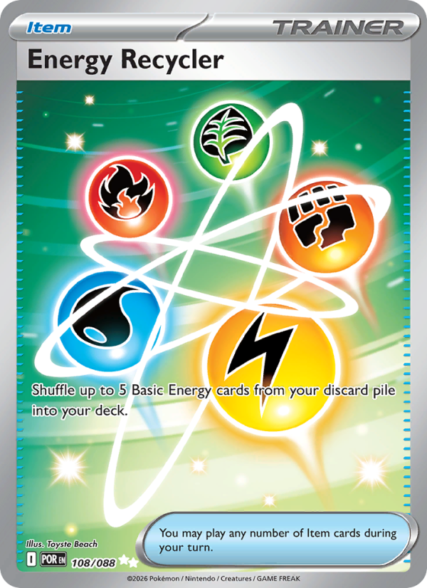 Energy Recycler 108/88 Ultra Rare | Perfect Order | Pokemon Card
