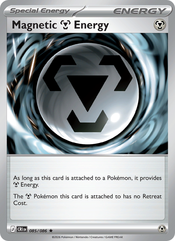 Magnetic Metal Energy 85/86 Rare Holo | Chaos Rising | Pokemon Card