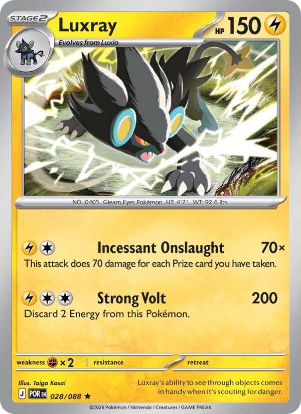 Luxray 28/88 Rare Holo | Perfect Order | Pokemon Card