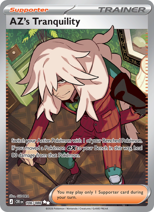 AZ's Tranquility 106/86 Ultra Rare | Chaos Rising | Pokemon Card