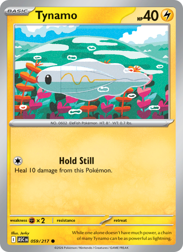 Tynamo 59/217 Common | Ascended Heroes | Pokemon Card