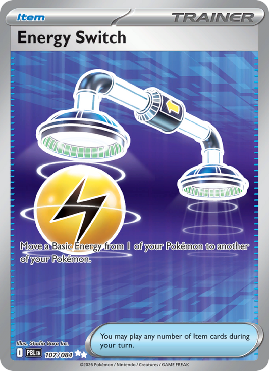 Energy Switch 107/84 Ultra Rare | Pitch Black | Pokemon Card