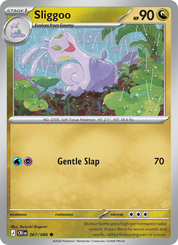 Sliggoo 67/86 Common | Chaos Rising | Pokemon Card
