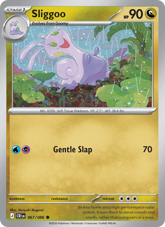 Sliggoo 67/86 Common | Chaos Rising | Pokemon Card