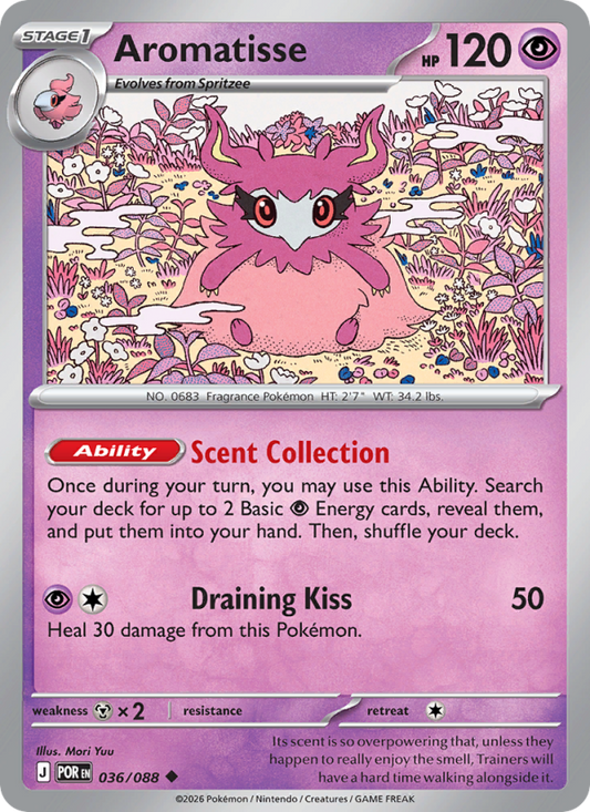 Aromatisse 36/88 Uncommon | Perfect Order | Pokemon Card