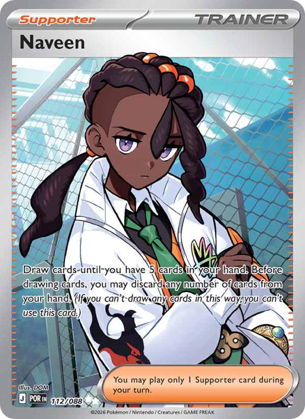 Naveen 112/88 Ultra Rare | Perfect Order | Pokemon Card