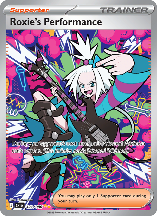 Roxie's Performance 121/86 Special Illustration Rare | Chaos Rising | Pokemon Card