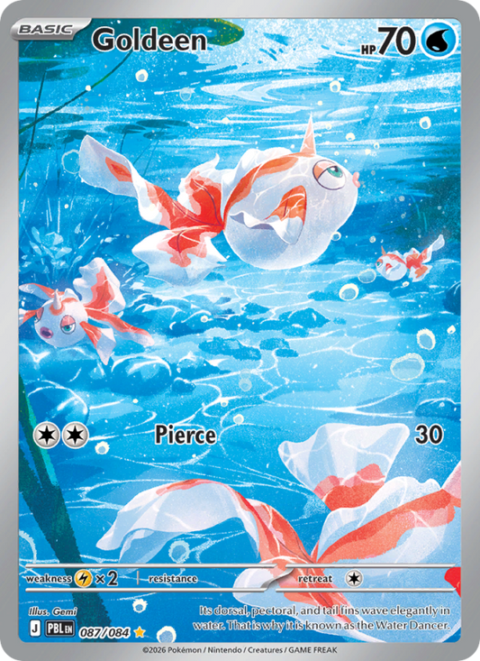 Goldeen 87/84 Illustration Rare | Pitch Black | Pokemon Card