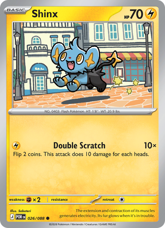 Shinx 26/88 Common | Perfect Order | Pokemon Card