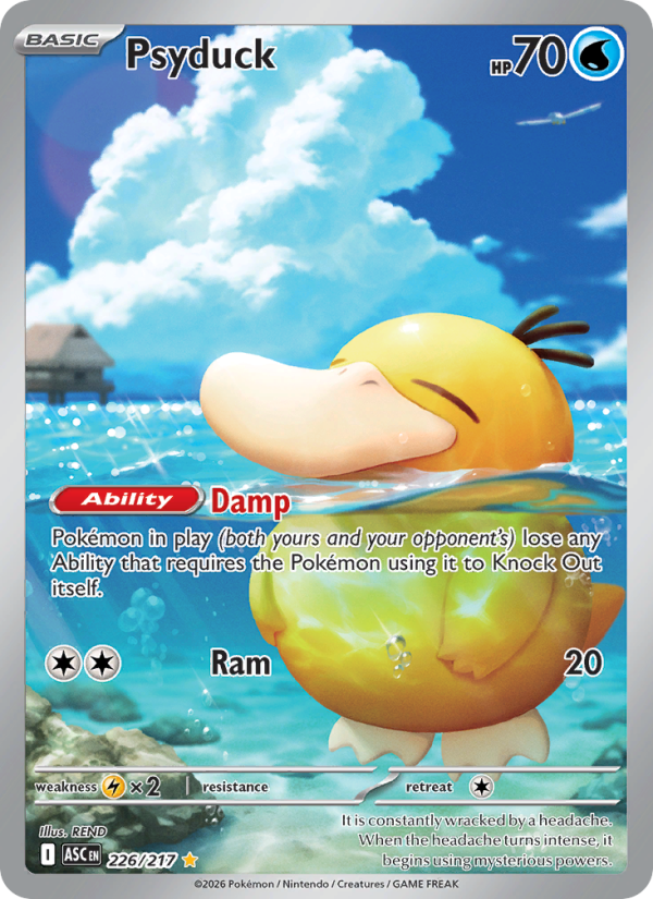 Psyduck 226/217 Illustration Rare | Ascended Heroes | Pokemon Card