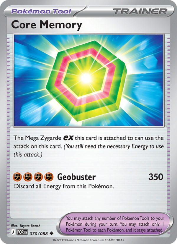 Core Memory 70/88 Uncommon | Perfect Order | Pokemon Card