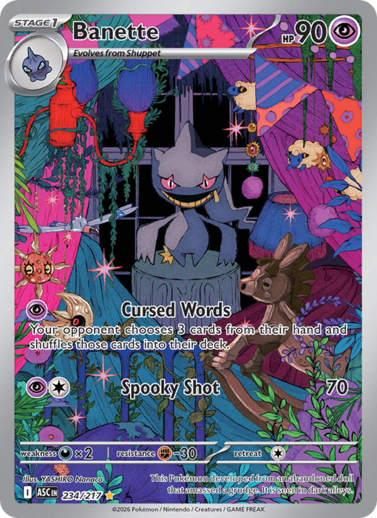 Banette 234/217 Illustration Rare | Ascended Heroes | Pokemon Card