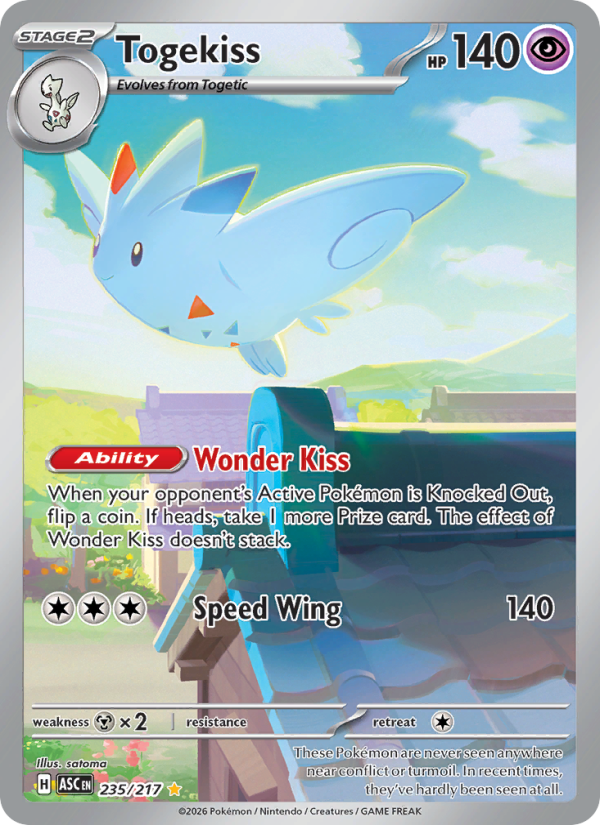 Togekiss 235/217 Illustration Rare | Ascended Heroes | Pokemon Card