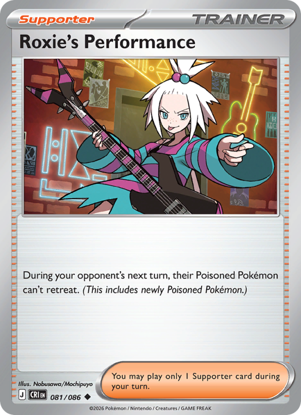 Roxie's Performance 81/86 Uncommon | Chaos Rising | Pokemon Card