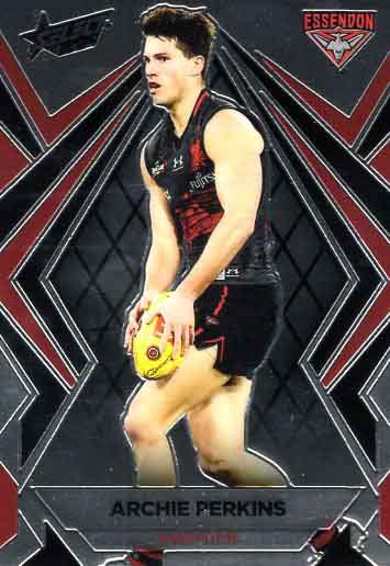 Archie Perkins #L47 Essendon Bombers | Luminous 2024 Select AFL Footy Stars | Trading Card