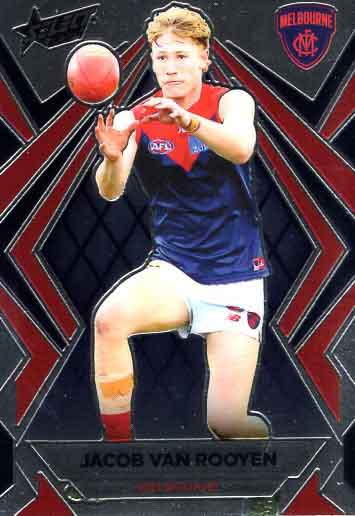 Jacob Van Rooyen #L109 Melbourne Demons | Luminous 2024 Select AFL Footy Stars | Trading Card