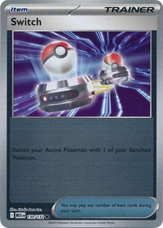 Switch 130/132 Reverse Holo | Mega Evolution | Pokemon Card