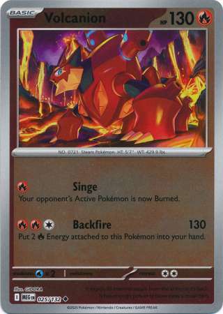 Volcanion 25/132 Reverse Holo | Mega Evolution | Pokemon Card