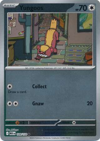 Yungoos 109/132 Reverse Holo | Mega Evolution | Pokemon Card