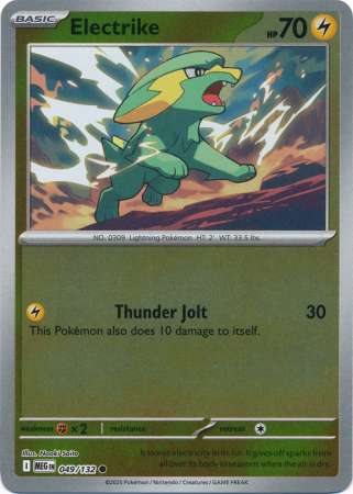 Electrike 49/132 Reverse Holo | Mega Evolution | Pokemon Card
