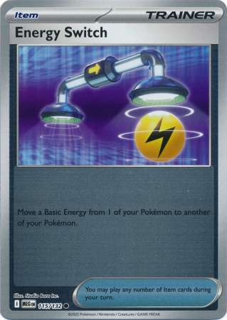 Energy Switch 115/132 Reverse Holo | Mega Evolution | Pokemon Card