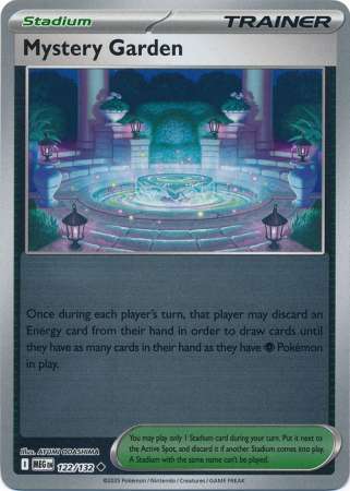 Mystery Garden 122/132 Reverse Holo | Mega Evolution | Pokemon Card