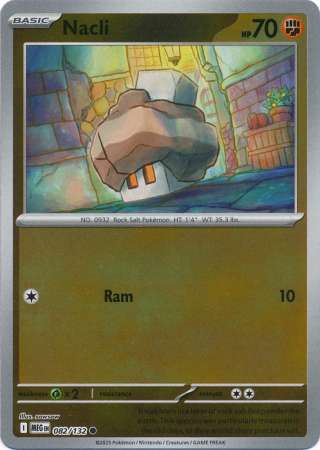 Nacli 82/132 Reverse Holo | Mega Evolution | Pokemon Card